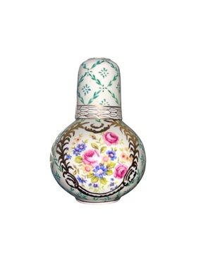 Chelsea House Hand-Painted Vintage Floral Porcelain Bedside Carafe